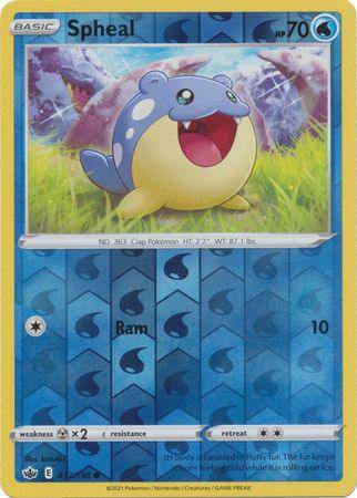 Spheal : CHILLING REIGN (Reverse holo) - 037/198 - Lockett Labs UK