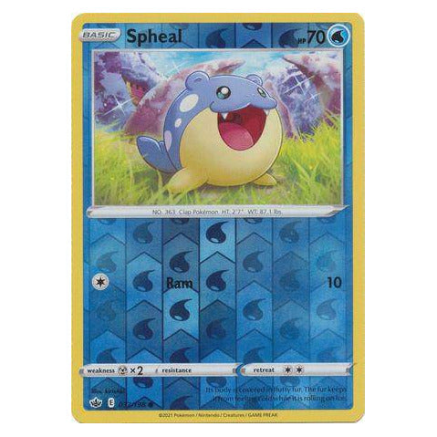 Spheal : CHILLING REIGN (Reverse holo) - 037/198