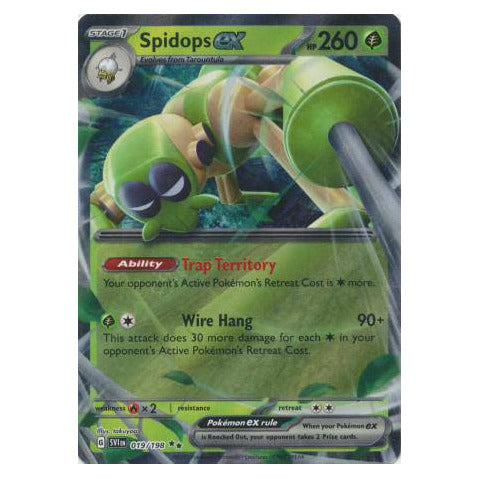 Spidops ex : SCARLET & VIOLET BASE - 019/198