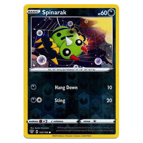 Spinarak : DARKNESS ABLAZE (Reverse holo) - 102/189