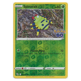 Spinarak : POKEMON GO! (Reverse holo) - 006/078