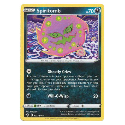 Spiritomb : CHILLING REIGN - 103/198
