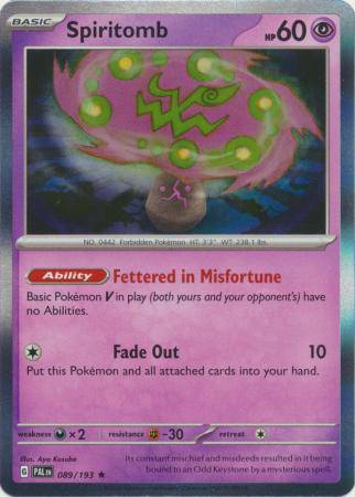 Spiritomb : PALDEA EVOLVED (Holo) - 089/193