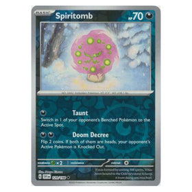 Spiritomb : SCARLET & VIOLET BASE (Reverse holo) - 129/198