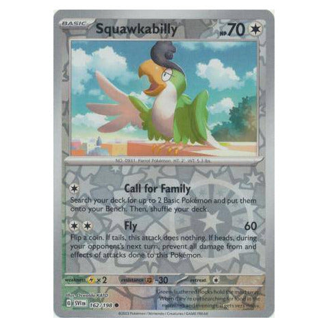Squawkabilly : SCARLET & VIOLET BASE (Reverse holo) - 162/198