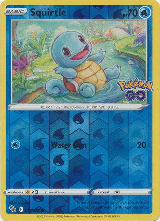 Squirtle : POKEMON GO! (Reverse holo) - 015/078 - Lockett Labs UK