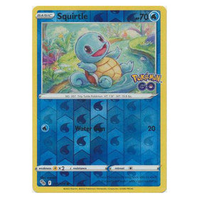 Squirtle : POKEMON GO! (Reverse holo) - 015/078
