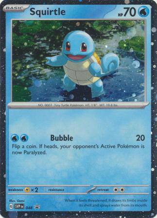 Squirtle : PROMO (Holo) - SVP048