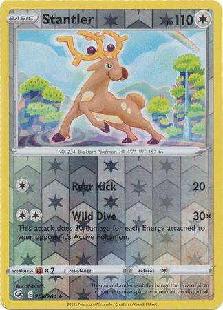 Stantler : FUSION STRIKE (Reverse holo) - 208/264 - Lockett Labs UK