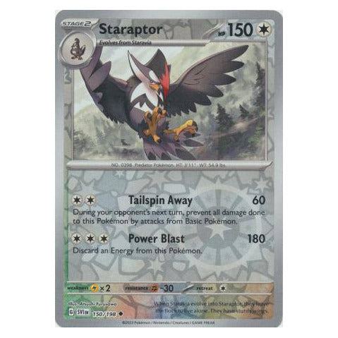 Staraptor : SCARLET & VIOLET BASE (Reverse holo) - 150/198