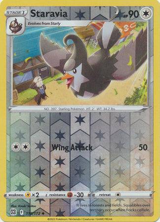 Staravia : BRILLIANT STARS (Reverse holo) - 118/172 - Lockett Labs UK