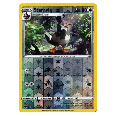 Staravia : DARKNESS ABLAZE (Reverse holo) - 146/189