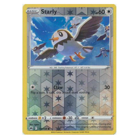 Starly : CROWN ZENITH (Reverse holo) - 110/159