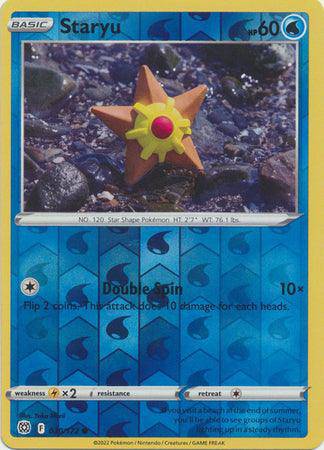 Staryu : BRILLIANT STARS (Reverse holo) - 030/172 - Lockett Labs UK