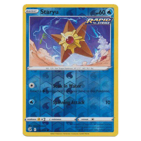 Staryu : FUSION STRIKE (Reverse holo) - 052/264
