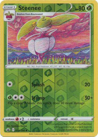 Steenee : CHILLING REIGN (Reverse holo) - 014/198 - Lockett Labs UK