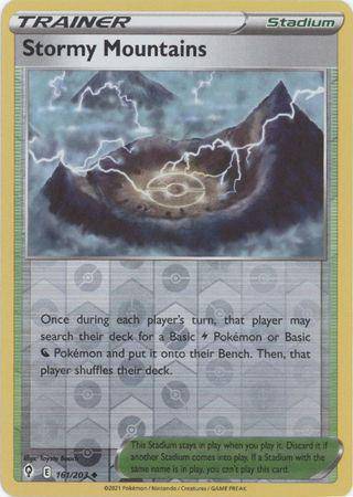 Stormy Mountains : EVOLVING SKIES (Reverse holo) - 161/203 - Lockett Labs UK