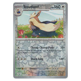 Stoutland : OBSIDIAN FLAMES (Reverse holo) - 172/197
