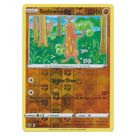 Sudowoodo : SWORD & SHIELD BASE (Reverse holo) - 100/202
