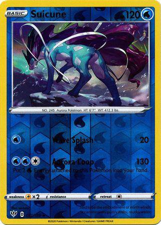 Suicune : DARKNESS ABLAZE (Reverse holo) - 037/189