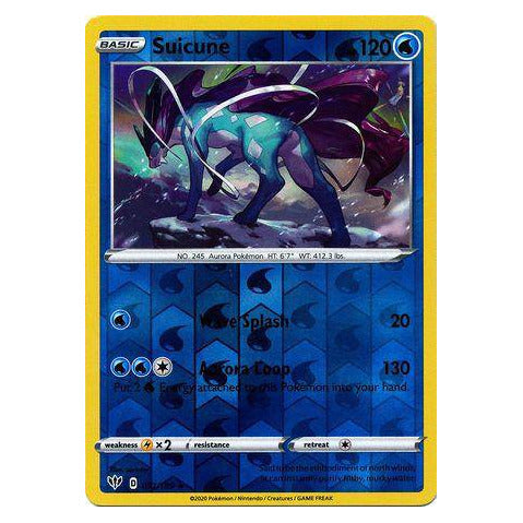 Suicune : DARKNESS ABLAZE (Reverse holo) - 037/189