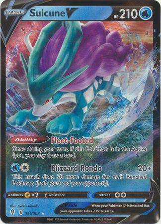 Suicune V : EVOLVING SKIES - 031/203 - Lockett Labs UK