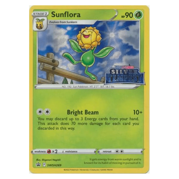 Sunflora : SILVER TEMPEST PROMO PRE-RELEASE (Holo) (Sealed) - SWSH269