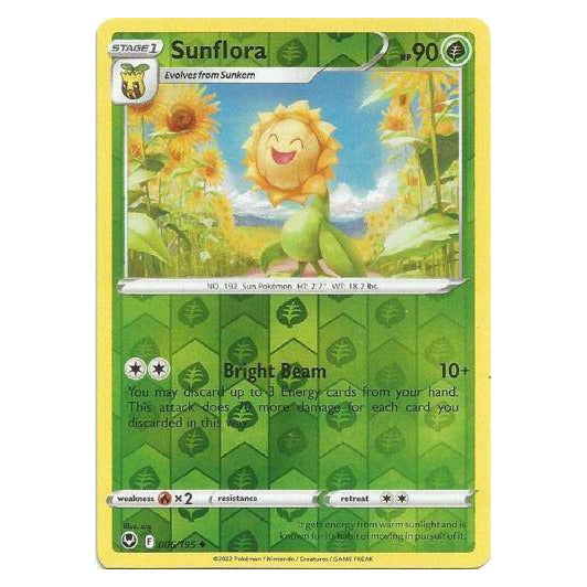 Sunflora : SILVER TEMPEST (Reverse holo) - 006/195