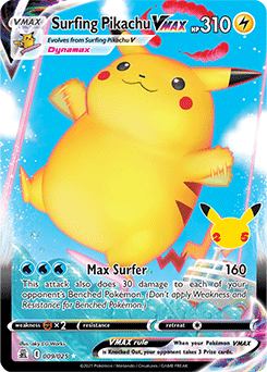 Surfing Pikachu VMAX : CELEBRATIONS - 009/025