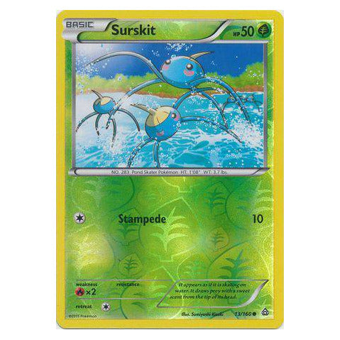 Surskit : PRIMAL CLASH (Reverse holo) - 13/160