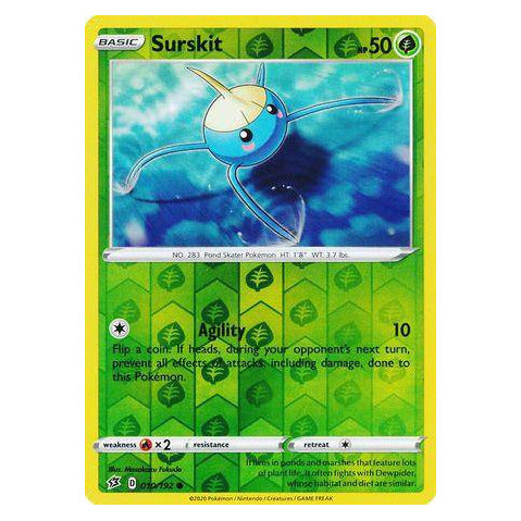 Surskit : REBEL CLASH (Reverse holo) - 010/192