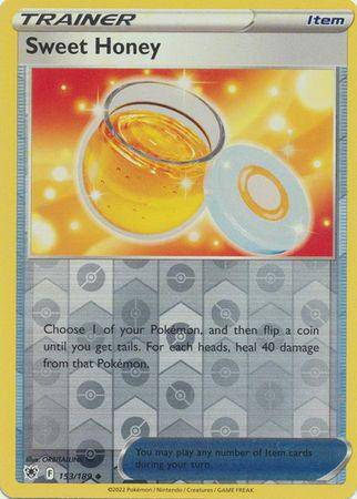 Lockett Labs Sweet Honey: ASTRAL RADIANCE (Reverse holo) card featuring a jar of honey with a glowing background.