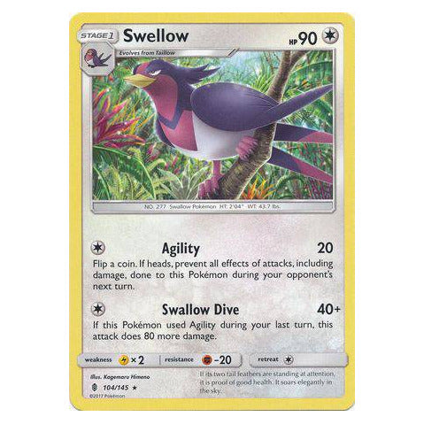Swellow : GUARDIANS RISING - 104/145