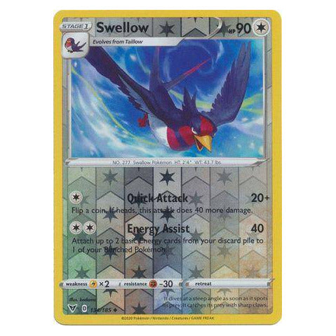 Swellow : VIVID VOLTAGE (Reverse holo) - 134/185