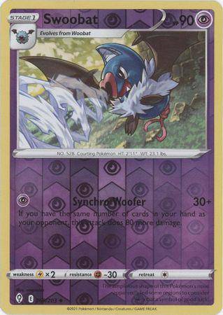 Swoobat : EVOLVING SKIES (Reverse holo) - 069/203 - Lockett Labs UK