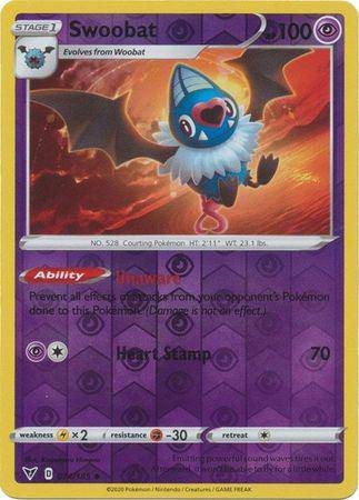 Swoobat : VIVID VOLTAGE (Reverse holo) - 074/185 - Lockett Labs UK
