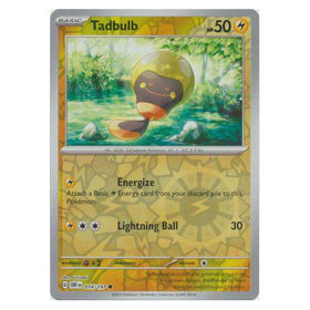 Tadbulb : OBSIDIAN FLAMES (Reverse holo) - 074/197