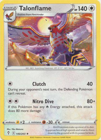 Talonflame : EVOLVING SKIES - 140/203 - Lockett Labs UK