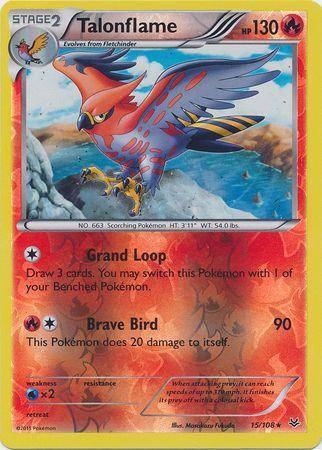 Talonflame : ROARING SKIES (Reverse holo) - 15/108