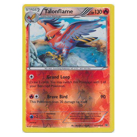 Talonflame : ROARING SKIES (Reverse holo) - 15/108