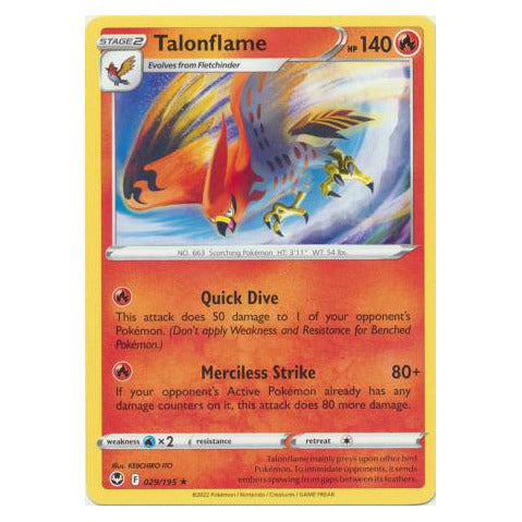 Talonflame : SILVER TEMPEST - 029/195