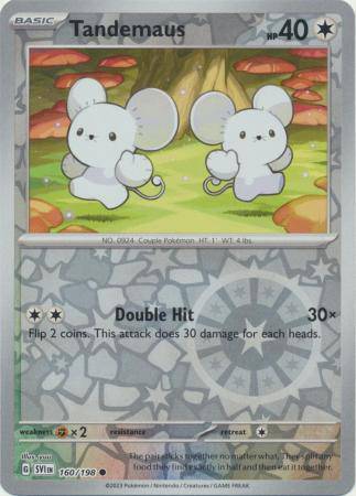 Tandemaus : SCARLET & VIOLET BASE (Reverse holo) - 160/198 - Lockett Labs UK