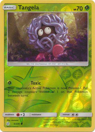 Tangela : COSMIC ECLIPSE (Reverse holo) - 5/236 - Lockett Labs UK