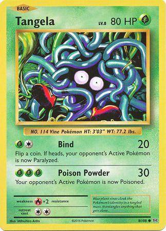 Tangela : EVOLUTIONS - 8/108 - Lockett Labs UK