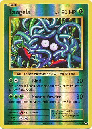 Tangela : EVOLUTIONS (Reverse holo) - 8/108