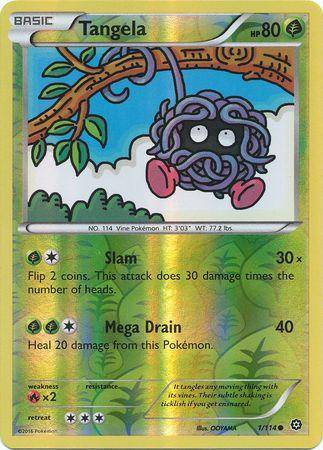 Tangela : STEAM SEIGE (Reverse holo) - 1/114 - Lockett Labs UK