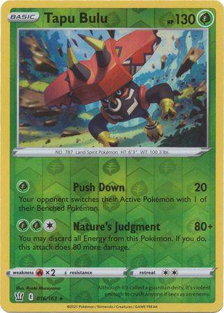 Tapu Bulu : BATTLE STYLES (Reverse holo) - 016/163