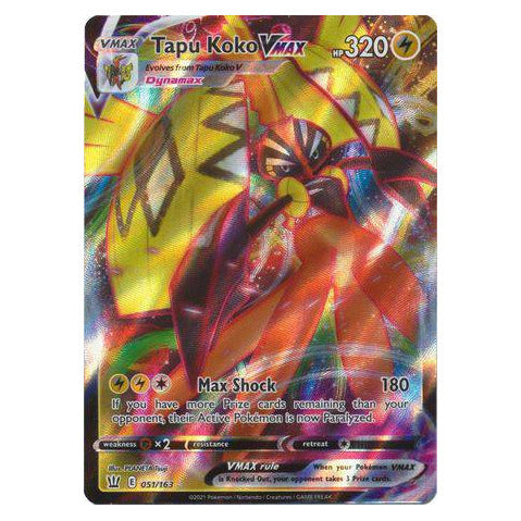 Tapu Koko VMAX : BATTLE STYLES - 051/163