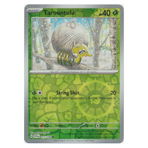 Tarountula : SCARLET & VIOLET BASE (Reverse holo) - 017/198