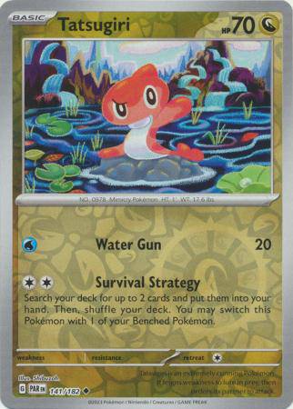 Tatsugiri : PARADOX RIFT (Reverse holo) - 141/182 - Lockett Labs UK